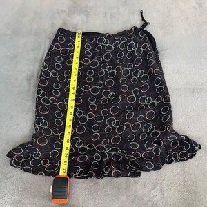 vintage talbots circle flared midi skirt